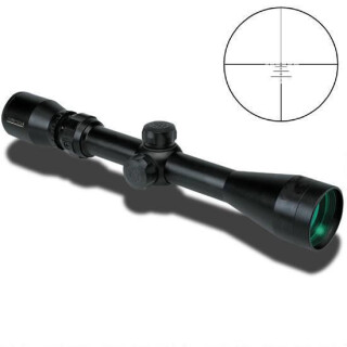Konus, KonusPro 275 Muzzleloader Scope 3-9x40mm, Engraved Ballistic 275 Reticle, 1" Tube, 1/4 MOA, Matte Black
