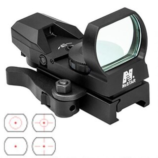 NcSTAR, Red Four Reticle Reflex Optic, QR Mount
