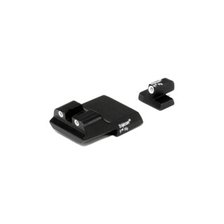 Trijicon Bright & Tough Night Sight Set S&W 1911 Green Tritium Steel Black SA36