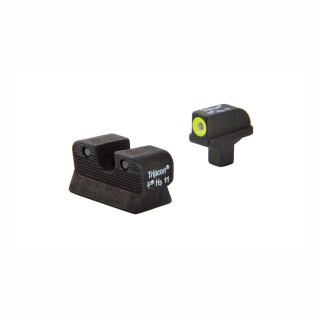 Trijicon 1911 Colt Cut HD Night Sight Set Yellow Front Outline CA101Y