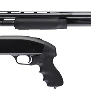 Mossberg 500 12 Gauge OverMolded Tamer Shotgun Pistol Grip/Forend Matte Black