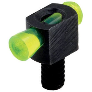 HiViz Front Sight Shotgun Bead Threaded Green Fiber Steel Black BD1007