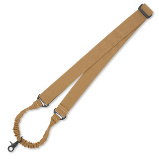 AIM Sports Rifle Sling Single Point Bungee Tan AOPST