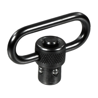 Leapers UTG Standard Duty Push Button QD Sling Swivel 1.25" Loop Steel