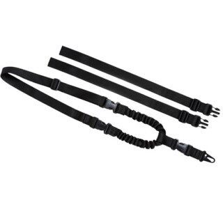 Tac Shield Shock Sling II Single Point Tactical Sling 1.25" Width Black T6050BK
