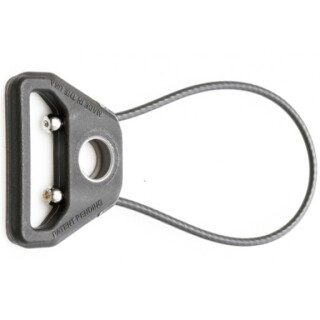 Blue Force Gear Molded UWL 2.75" Wire Length - Black Nylon Hardware with Push Button QD Socket and 1.25" Webbing Slot Black UWL-PB-P-275-BK