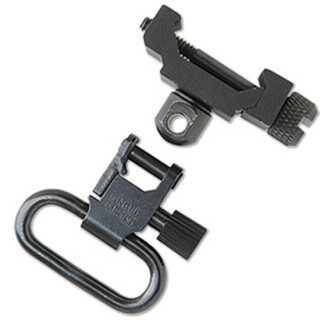 Uncle Mike's Picatinny Swivel Attachment Point Fixed Quick Detach 1" Swivel Steel Black
