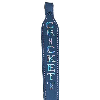 Keystone Sporting Arms Davey Crickett Leather Rifle Sling Black with Pink Stitching