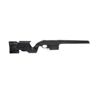Archangel Tikka T3 Precision Rifle Stock - Black Polymer (includes AA8MM 01 (10/5) RD Magazine) AAT3