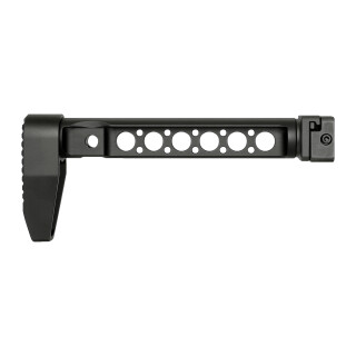 Midwest Industries Side Folder with Lightweight Stock 1913 Picatinny Rail Compatible Hard Coat Anodized Aluminum Matte Black