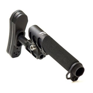 ODIN Works Zulu Adjustable Stock with Buffer Tube and Back Plate Black