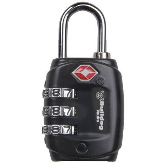 Bulldog Cases TSA Lock with Steel Shackle Black BD8020