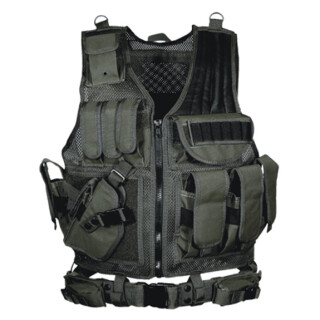 Leapers UTG 547 Law Enforcement Tactical Vest Left Hand Black 