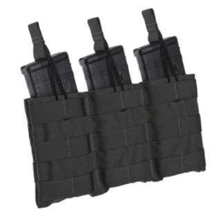 Tac Shield Triple Speed Load AR-15 Rifle Magazine Pouch 1000D Nylon Black T3508BK