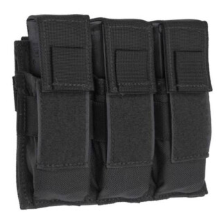 Tac Shield Triple Pistol Magazine MOLLE Pouch Nylon Black T3603BK