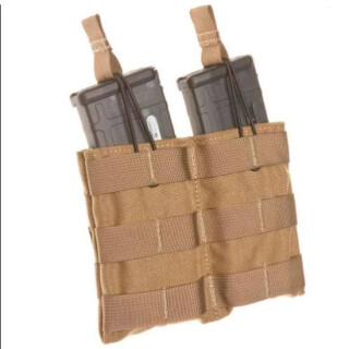 Tac Shield AR-15 Double Speed Load Rifle Magazine Pouch Nylon Coyote T3507CY