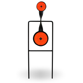 Birchwood Casey World of Targets Sharpshooter Spinner Target For .22 Rimfire Rifles/Handguns Solid Steel Construction 46221