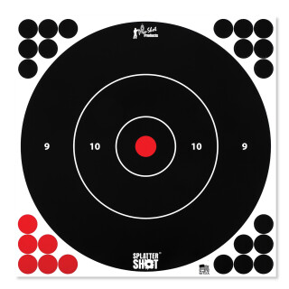 Pro-Shot Splatter Shot 12" White Bull's-eye Target 