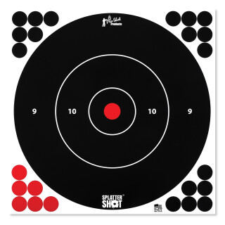 Pro-Shot Splatter Shot 12" White Bull's-eye Target