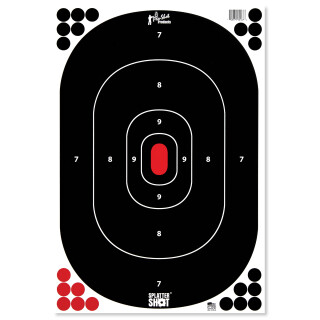 Pro-Shot 12" x 18" Silhouette Peel and Stick 12 Pack