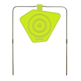 SME 8in Self Healing Gong Target .22 to .50 cal Rifle and Pistol Reactive Target Polymer