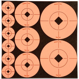 Birchwood Casey Target Spots Bright Orange Self Adhesive Targets
