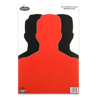 Dirty Bird Silhouette III Target 12x18" Splattering Package of Eight Targets Birchwood Casey