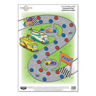 Birchwood Casey 12x18" Checkered Flag Targets 8 Pack