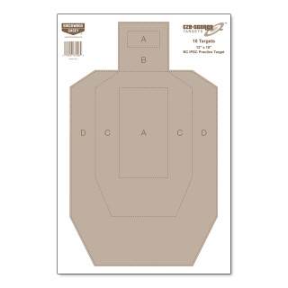 Birchwood Casey Eze Scorer IPSC Practice Paper Target