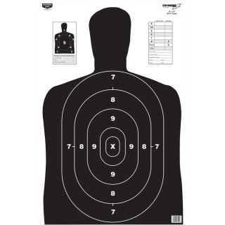 Birchwood Casey Eze-Scorer B-27 Paper Target 23"x35" 