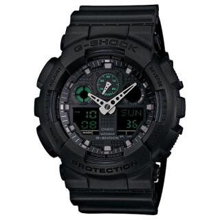 CASIO G-SHOCK GA-100MB-1A Analog/Digital Watch Black