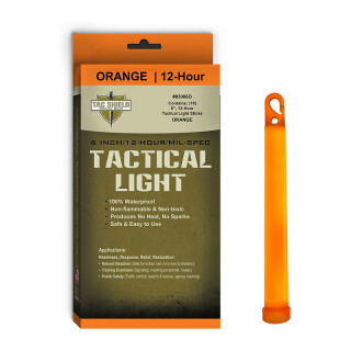 Tac Shield Tactical Light Stick 6" Orange 10 Pack