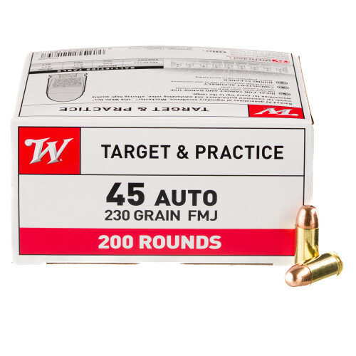 Winchester USA .45 ACP Ammunition 600 Rounds FMJ 230 Grain
