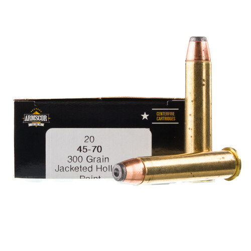 Armscor USA .45-70 Government Ammunition 20 Rounds JHP 300 Grains