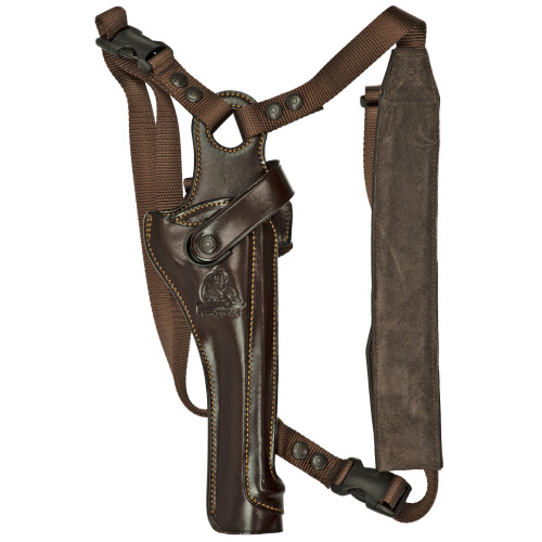Galco KH130H Kodiak Hunter Chest Havana Brown Leather Shoulder/Torso Strap Fits S&W N Frame Fits Ruger Blackhawk 7.50 in Right Hand, Holster