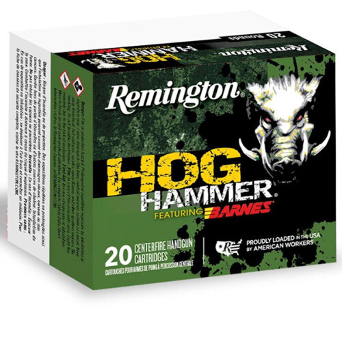 Remington Hog Hammer .454 Casull Ammunition 20 Rounds 250 Grain Barnes XPB All Copper Bullet 1700 fps