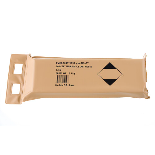 PMC 5.56 NATO Ammunition 200 Round Battlepack FMJBT 55 Grains 5.56X-BP