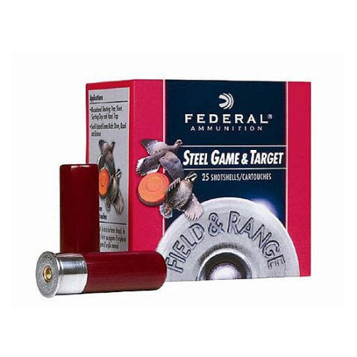 Ammo 28 Gauge Federal Steel Game and Target 2-3/4" #7 Steel 5/8 ounce 1350 fps 25 Rounds FRS2837