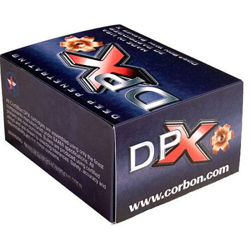 Ammo .45 Auto Rim COR-BON DPX Solid Copper HP Lead Free 160 Grain 20 Round Box 1050 fps DPX45AR160