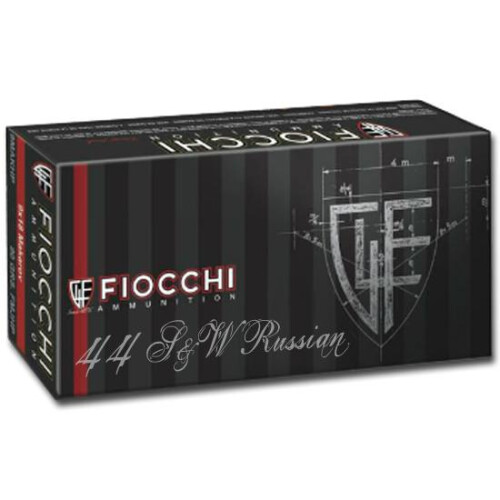 Fiocchi 44 S&W Russian FI44SWR 247 Grain Lead Round Nose 50 rounds