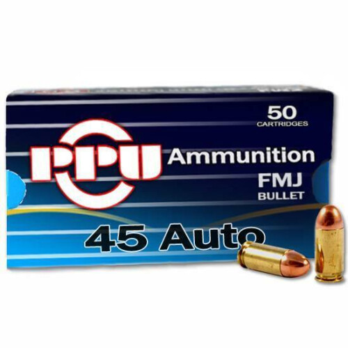 Ammo .40 S&W Prvi Partizan 180 Grain FMJ Bullet 935 fps 50 Rounds PP-R4.0