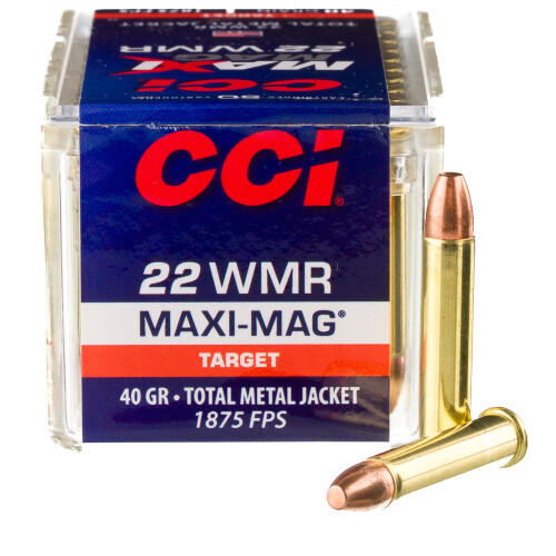 CCI Maxi-Mag .22 Magnum Ammunition 2000 Rounds TMJ 40 Grain