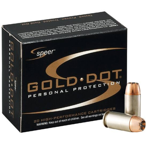 .480 Ruger Speer Gold Dot Soft Point 325 Grain 1350 fps 20 Round Box