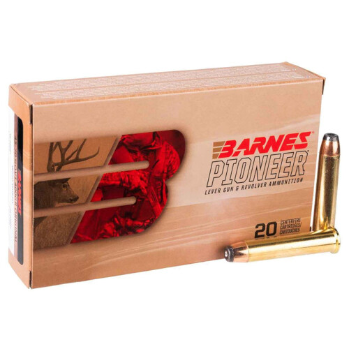 Barnes Pioneer .45-70 Government Ammunition 20 Rounds JSP 400 Grain