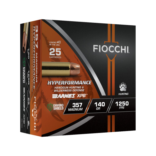 Fiocchi Hyperformance Hunt .357 Magnum Ammunition 25 Rounds XPB 140 Grain