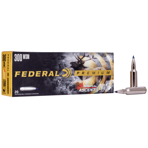 Federal Terminal Ascent .300 WSM Ammunition 20 Rounds 200 Grain