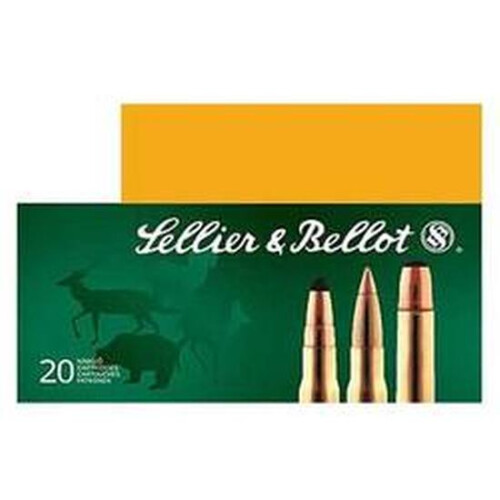 Sellier & Bellot SB857JSB 8x57JS 196gr Soft Point Cut Through Edge 20 Per Box/20 Case Centerfire, Rifle Ammunition