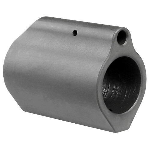 Midwest Industries AR-15 Low Profile Gas Block .750" Diameter 4140 Steel Matte Black Finish