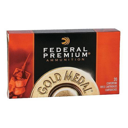 Ammo 6.5x55 Swedish Federal Gold Medal 93 Grain SMK BTHP Bullet 2625 fps 20 Rounds GM6555M2
