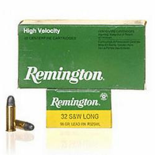 Ammo .32 S&W Remington Express Lead Round Nose 88 Grain 50 Round Box 680 fps 22204